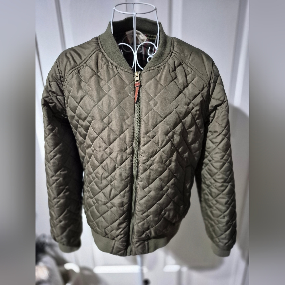 ASHLEY By 26 Internstional Outerwrar XL Quilted Bomber Jacket